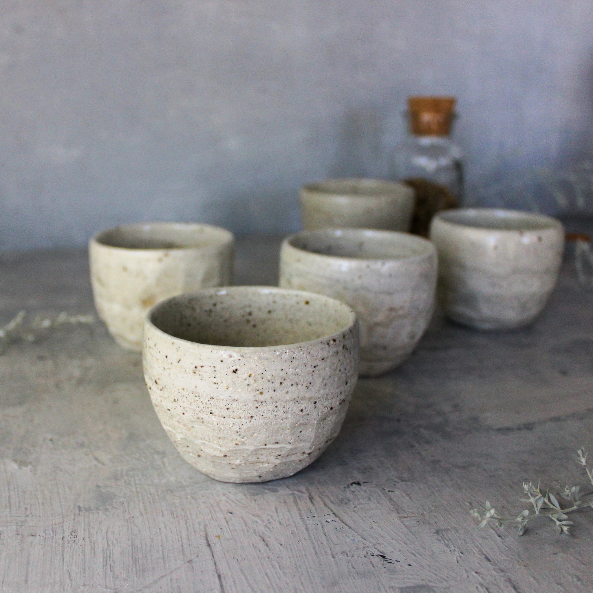 Marbled Ceramic Latte Cups - Tribe Castlemaine