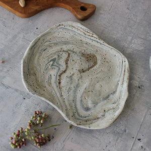 Marbled Ceramic Plates - Tribe Castlemaine
