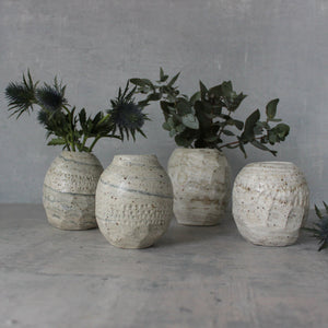 Marbled Faceted Vases - Tribe Castlemaine