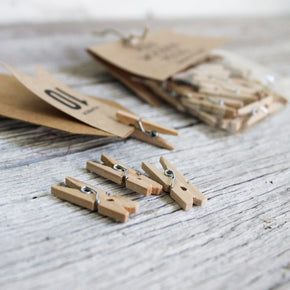 Mini Wooden Pegs - Tribe Castlemaine