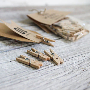 Mini Wooden Pegs - Tribe Castlemaine