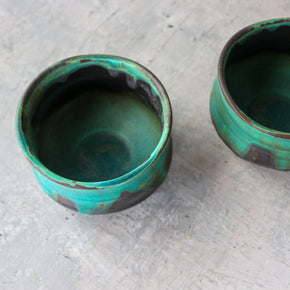 Mino Ware Matcha Bowl Green - Tribe Castlemaine