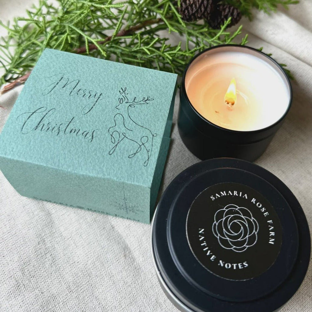 Native Note Soy Candle : Merry Christmas - Tribe Castlemaine