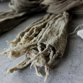 Natural Dyed Handwoven Cotton Scarves - Tribe Castlemaine