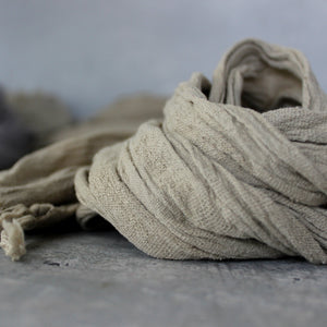 Natural Dyed Handwoven Cotton Scarves - Tribe Castlemaine