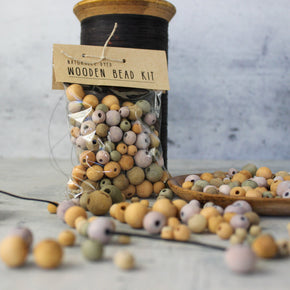 Naturally Dyed Wooden Bead Kit - Tribe Castlemaine