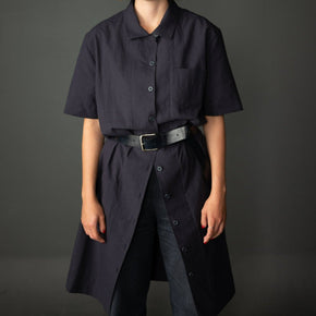 Organic Cotton/Hemp Fabric : Black - Tribe Castlemaine