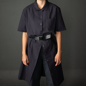 Organic Cotton/Hemp Fabric : Black - Tribe Castlemaine