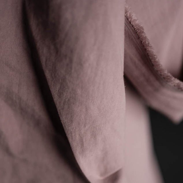 Organic Cotton/Hemp Fabric : Pink Dust - Tribe Castlemaine