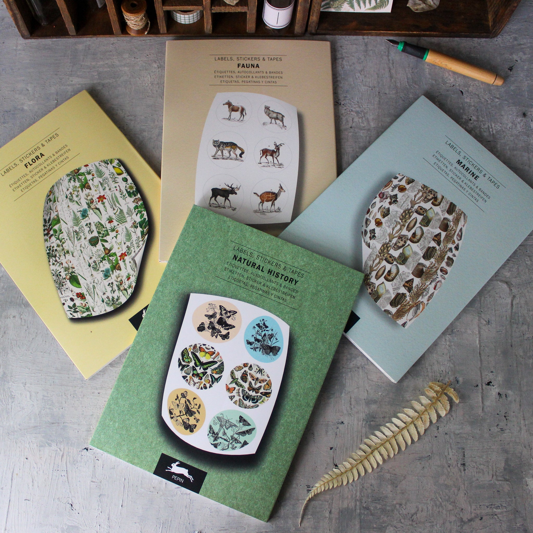 Pepin Press Label & Sticker Books - Tribe Castlemaine