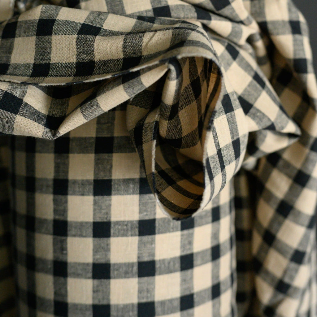 Piper Gingham Cotton/Linen Blend - Tribe Castlemaine