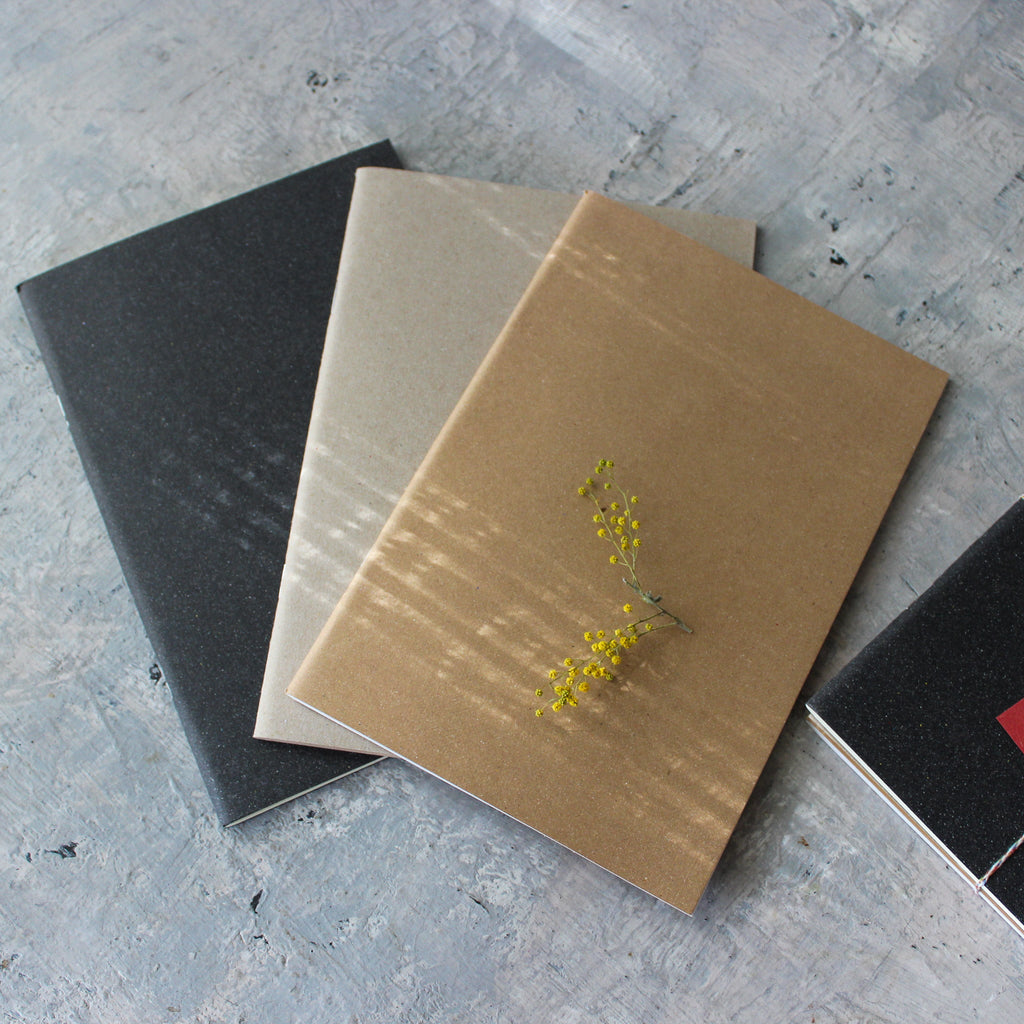 Plain Three Notebooks Set - Tribe Castlemaine