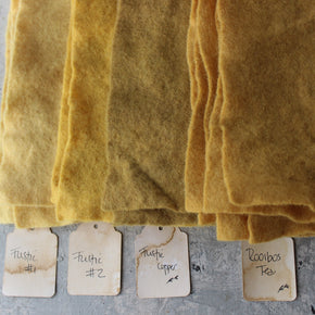 Plant Dyed Wool Felt Sheets - Tribe Castlemaine