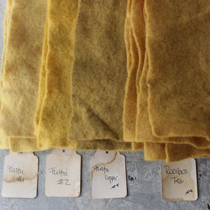 Plant Dyed Wool Felt Sheets - Tribe Castlemaine
