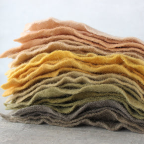 Plant Dyed Wool Felt Sheets - Tribe Castlemaine