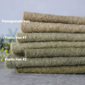 Plant Dyed Wool Felt Sheets - Tribe Castlemaine