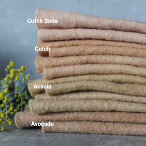 Plant Dyed Wool Felt Sheets - Tribe Castlemaine