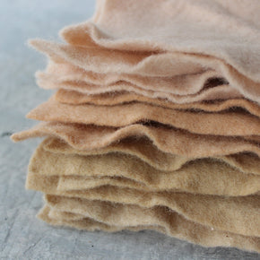 Plant Dyed Wool Felt Sheets - Tribe Castlemaine