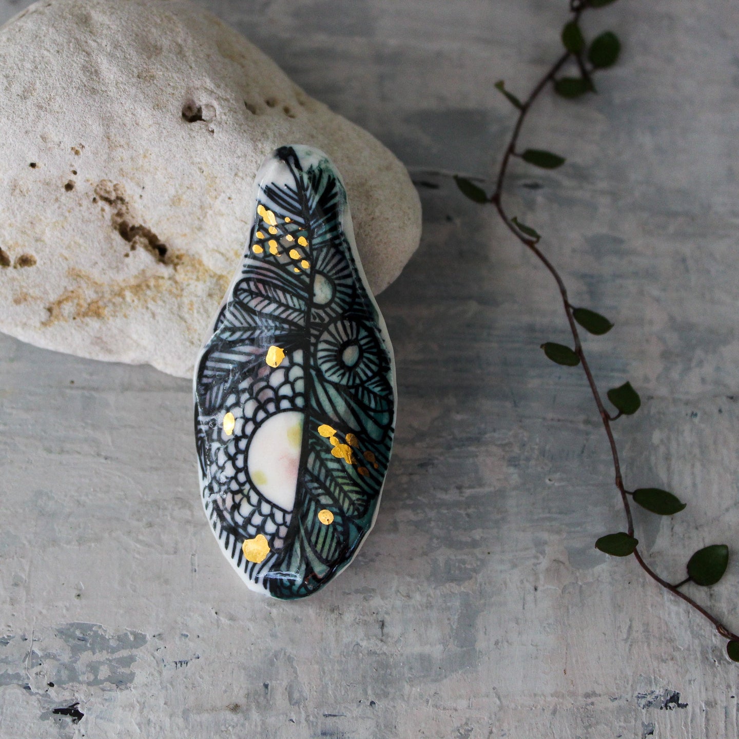 Art brooch cheap