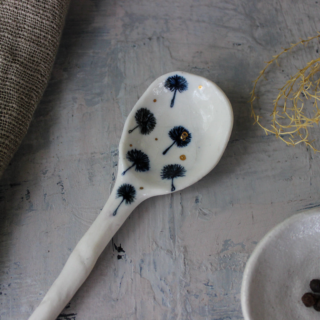 Porcelain Dandelion Spoons - Tribe Castlemaine