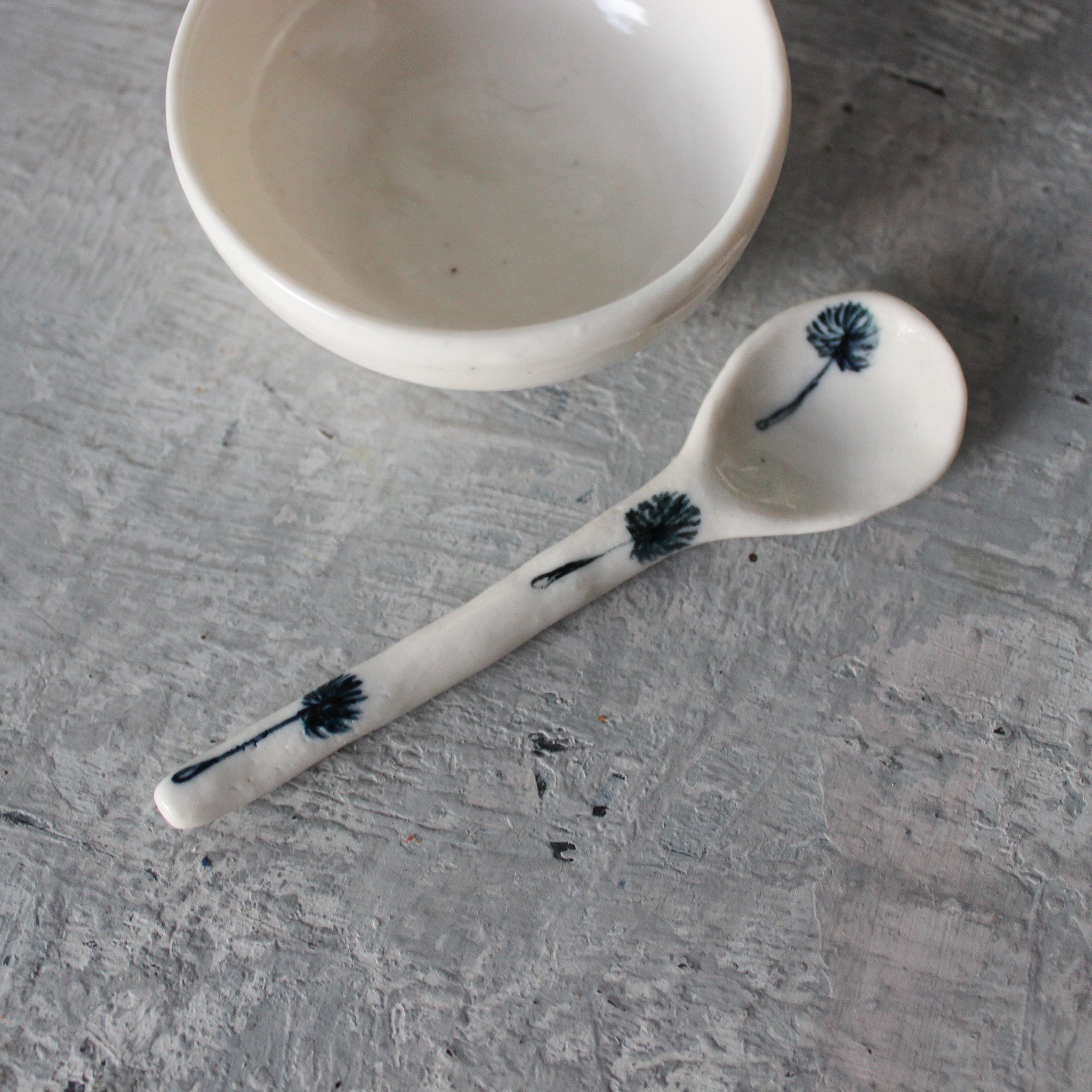 Porcelain Dandelion Spoons - Tribe Castlemaine