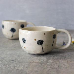 Porcelain Dandelion Tea Cups - Tribe Castlemaine
