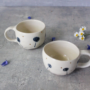Porcelain Dandelion Tea Cups - Tribe Castlemaine
