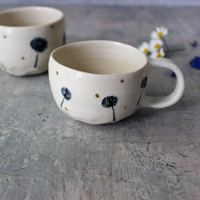 Porcelain Dandelion Tea Cups - Tribe Castlemaine