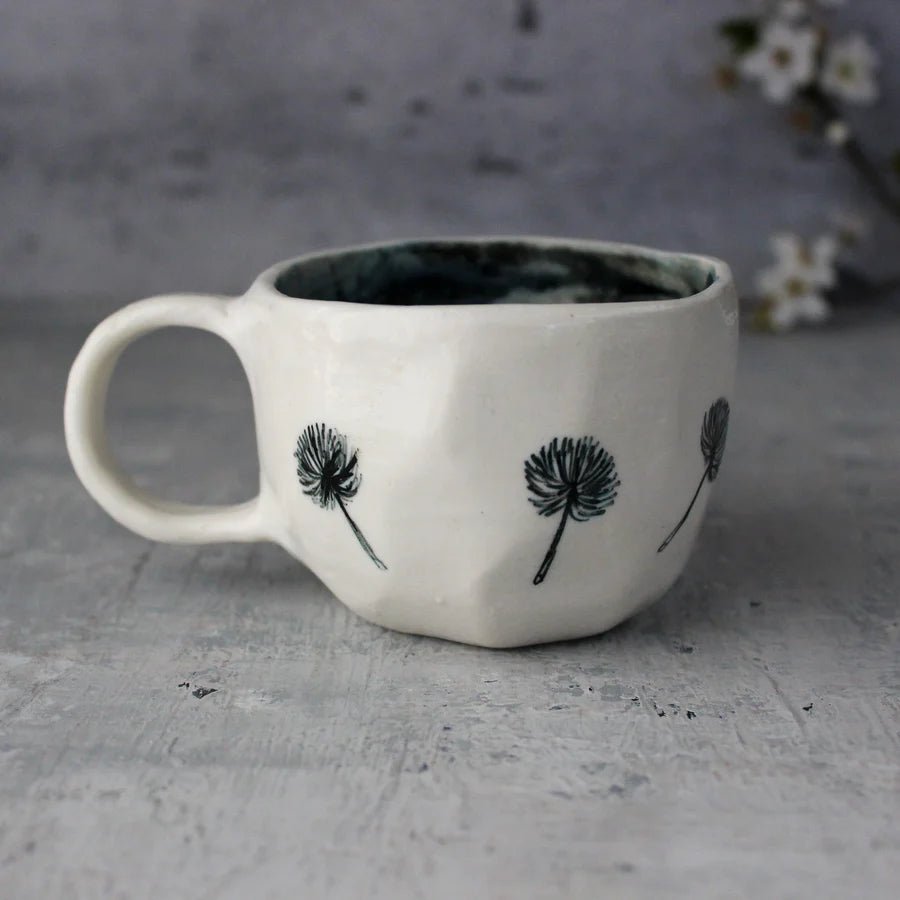 Porcelain Dandelion Tea Cups - Tribe Castlemaine