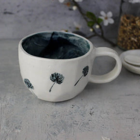 Porcelain Dandelion Tea Cups - Tribe Castlemaine