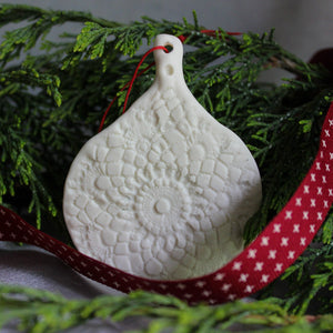 Porcelain Hanging Leaf Ornaments - Tribe Castlemaine