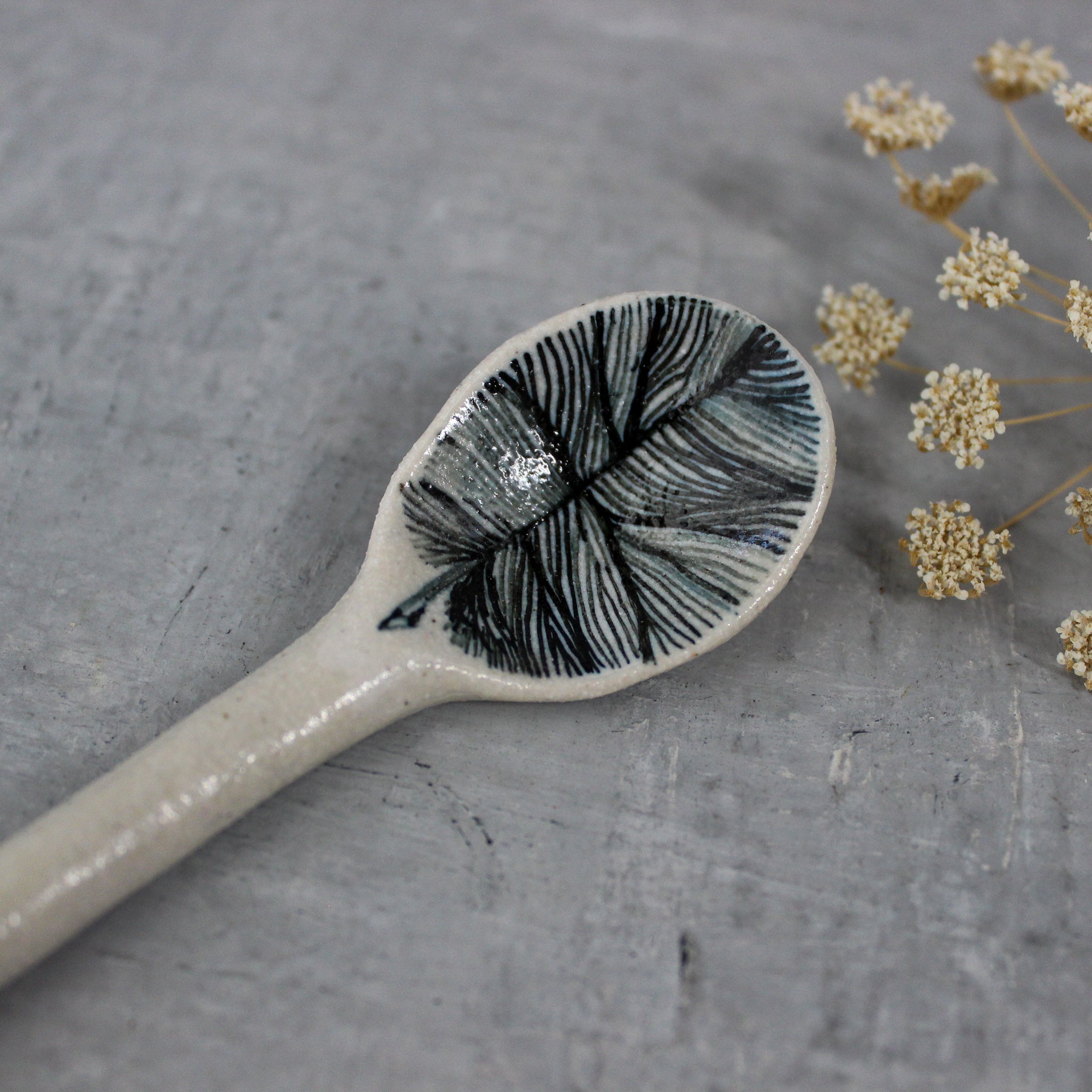 Porcelain Spoons Feather - Tribe Castlemaine