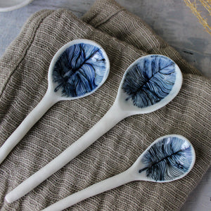 Porcelain Spoons Feather - Tribe Castlemaine