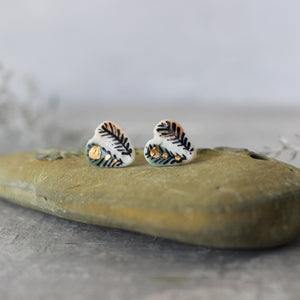 Porcelain Studs Wings #3 - Tribe Castlemaine