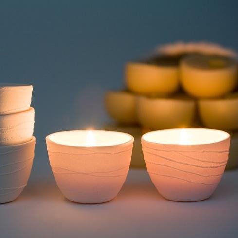 Porcelain Tealight Bowl - Tribe Castlemaine