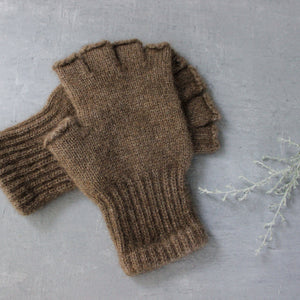 Possum Merino Fingerless Gloves - Tribe Castlemaine