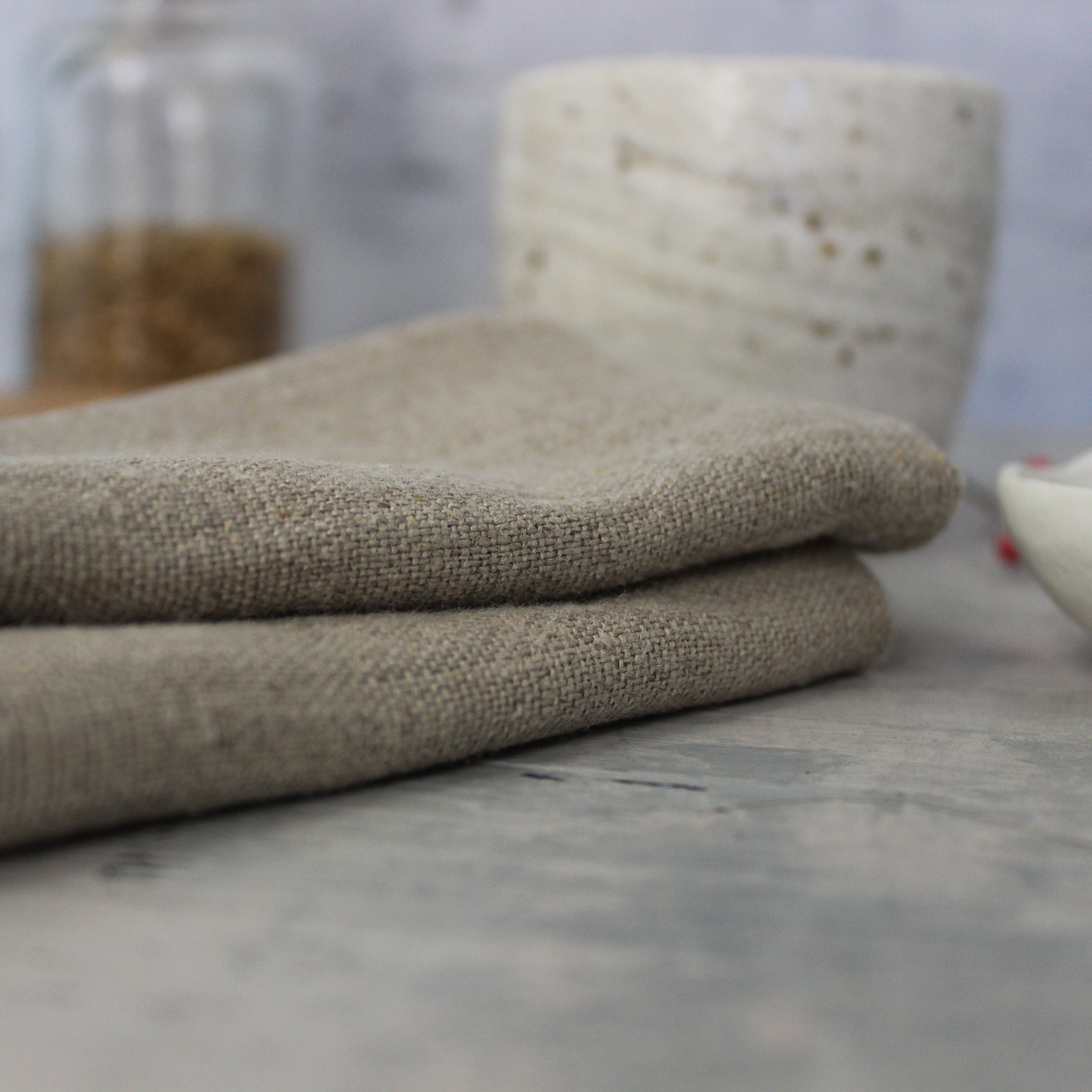 Raw Linen Napkins - Tribe Castlemaine