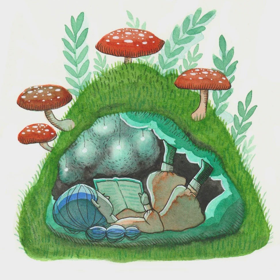 Reading Nook Hannakin Print A5 - Tribe Castlemaine