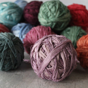 Recycled Silk Sari Ribbon - Tribe Castlemaine