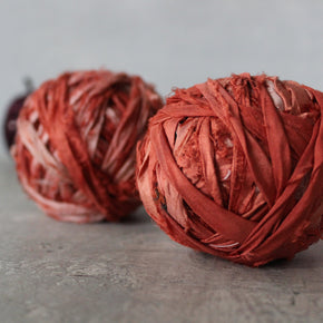 Recycled Silk Sari Ribbon - Tribe Castlemaine