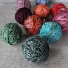 Recycled Silk Sari Ribbon - Tribe Castlemaine