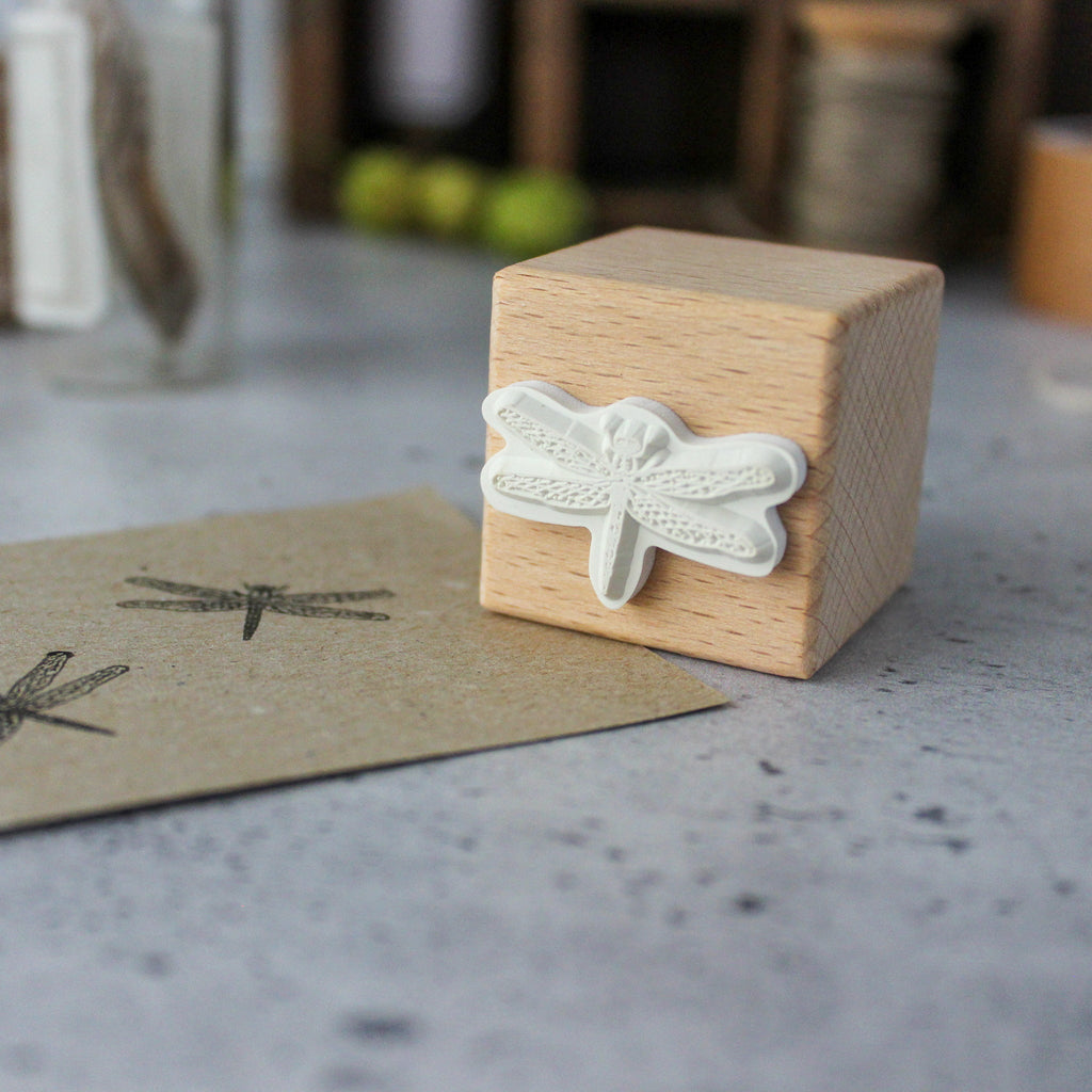 Rubber Stamp Dragonfly - Tribe Castlemaine