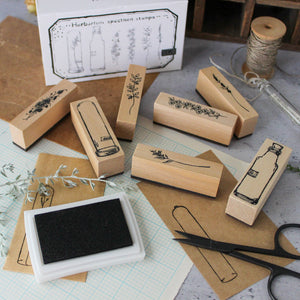 Rubber Stamp Set : Herbarium Specimen - Tribe Castlemaine