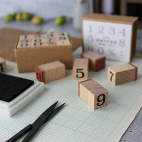 Rubber Stamp Set Numbers - Tribe Castlemaine