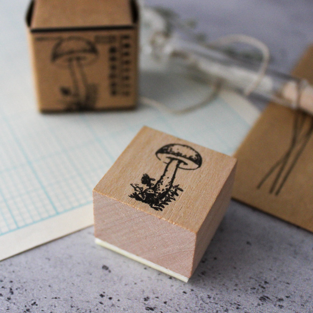 Rubber Stamp Single Toadstool - Tribe Castlemaine