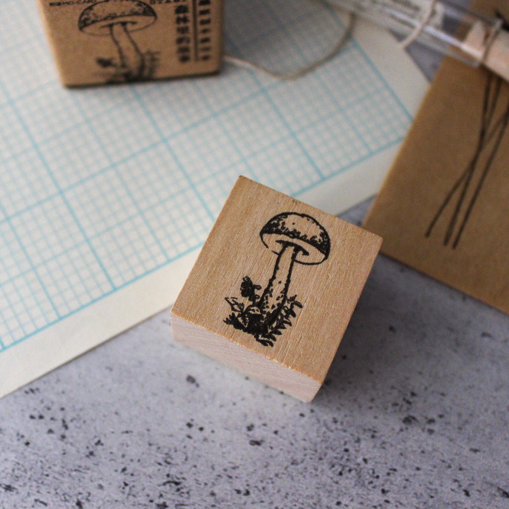 Rubber Stamp Single Toadstool - Tribe Castlemaine