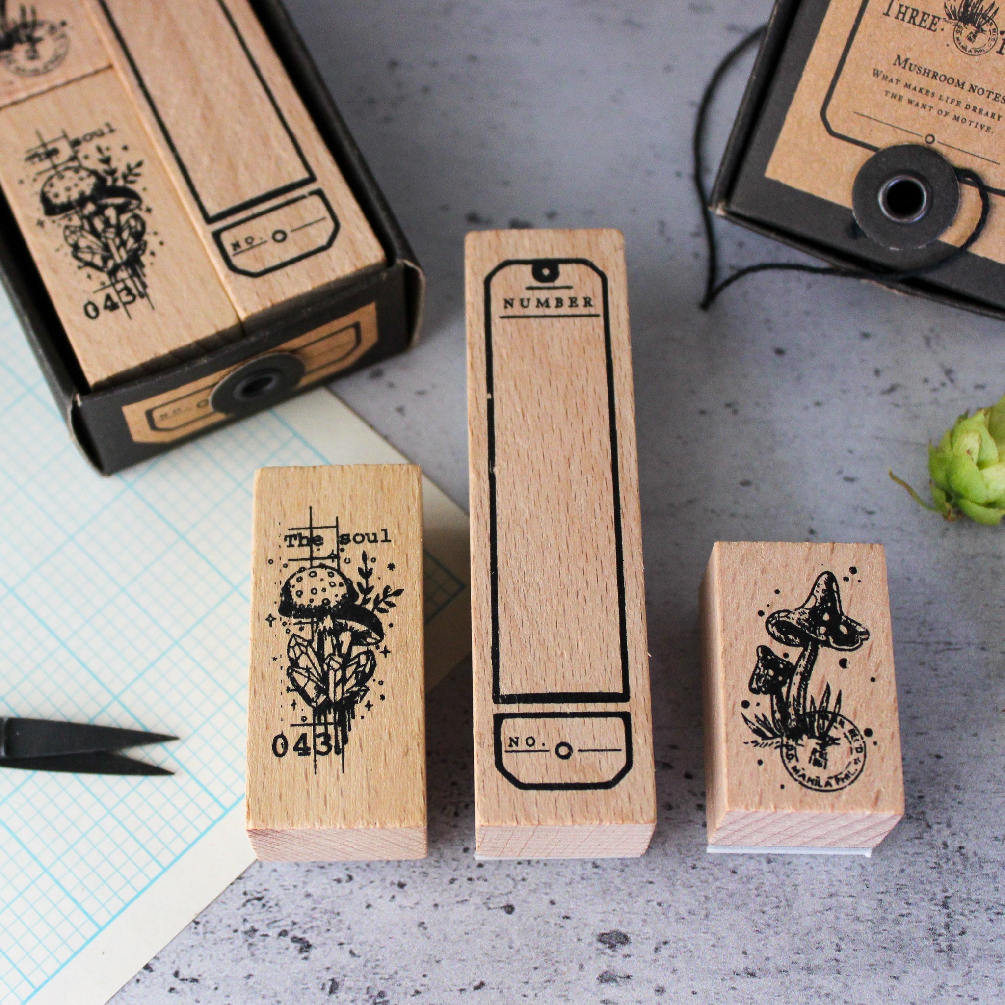 Rubber Stamp Three Piece Sets - Tribe Castlemaine