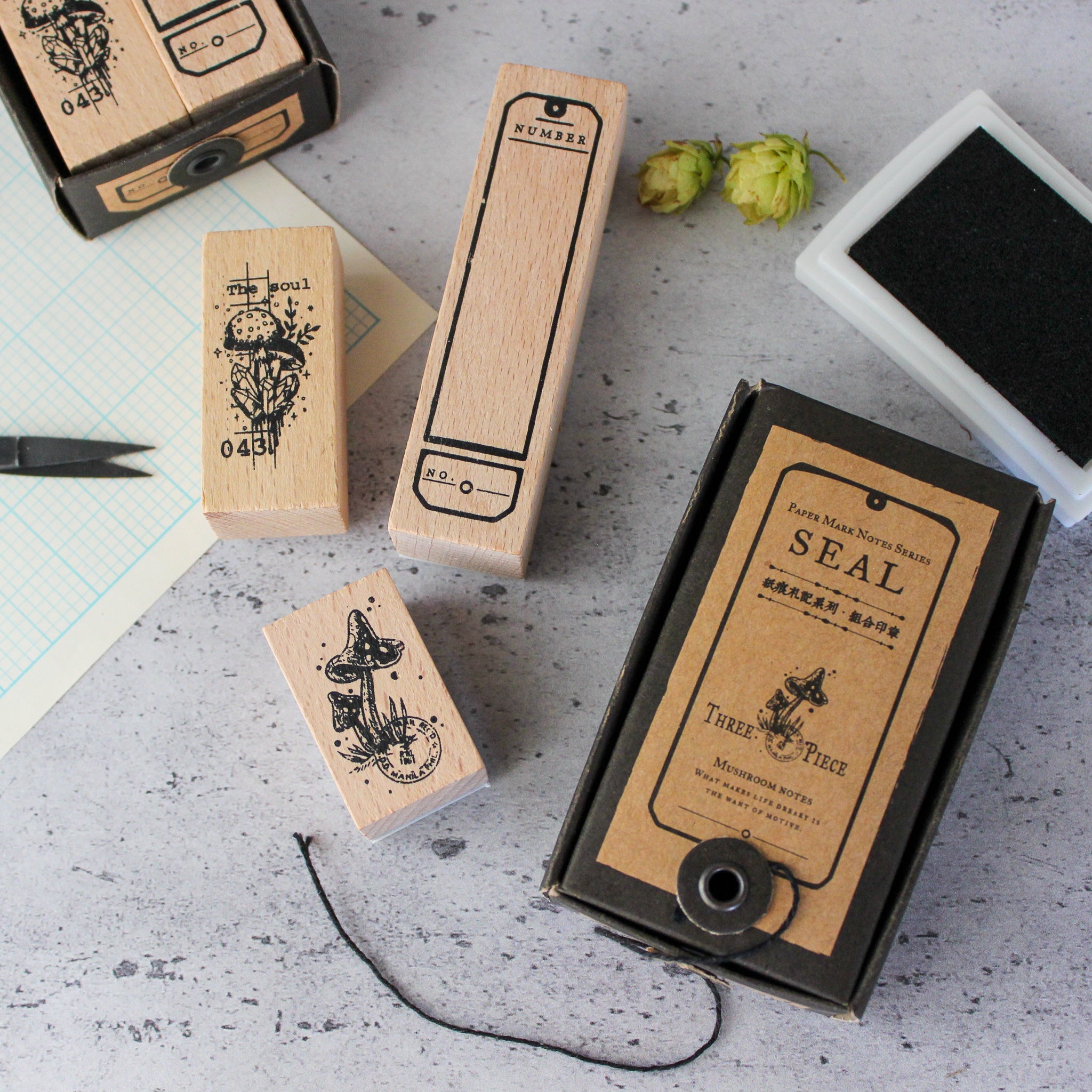 Rubber Stamp Three Piece Sets - Tribe Castlemaine