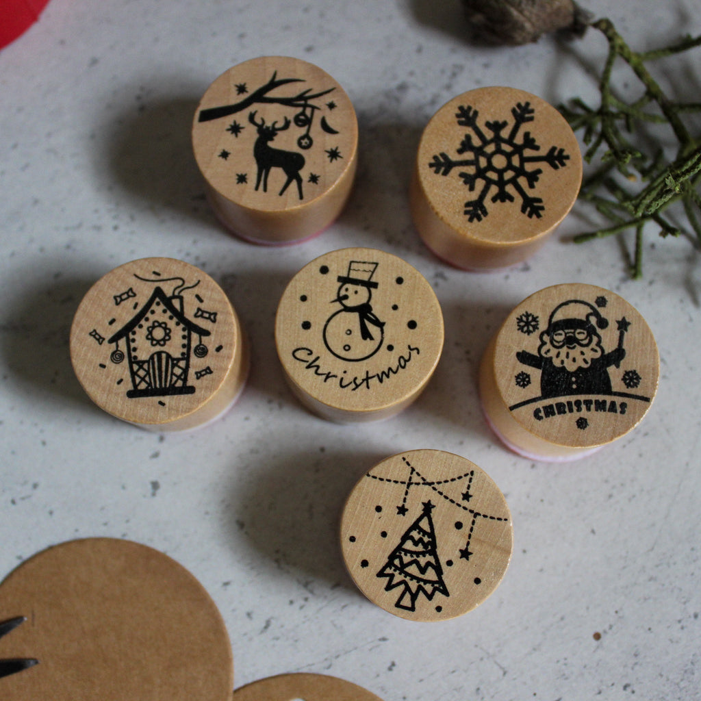 Rubber Stamps : Christmas Round - Tribe Castlemaine