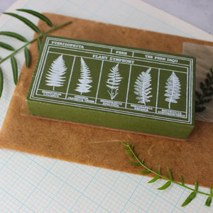 Rubber Stamps Ferns Green - Tribe Castlemaine